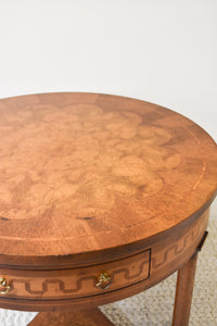 Round Walnut Table