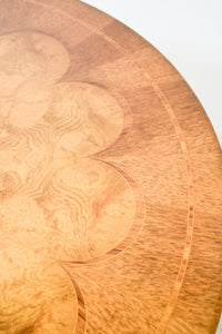 Round Walnut Table