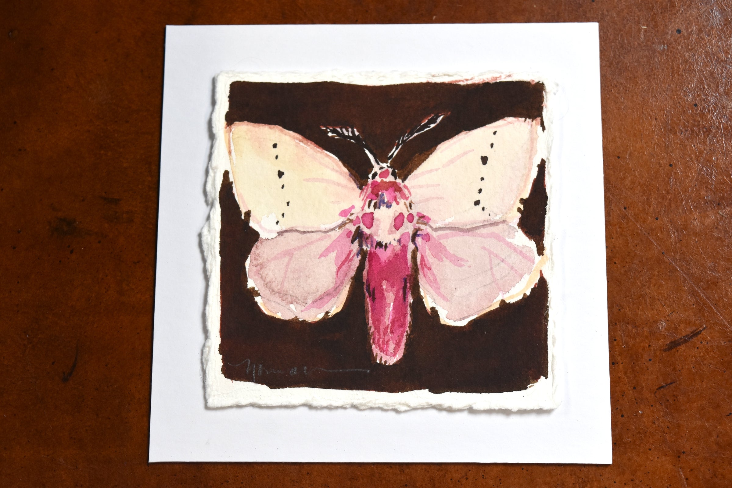 Mini Moth Painting No. 1
