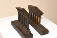 Greek Parthenon Temple Columns Bookends in Cast Brass