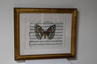 Hand Colored Butterfly No. 2