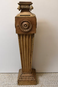 George II Bleached Ballot Box Pedestal