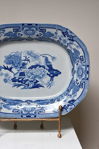 Blue and White Porcelain Platter