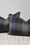 Pair of Wool Plaid Lumbar Pillows