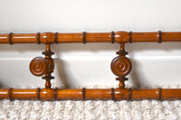 Vintage French Faux Bamboo Coat Rack