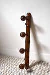 Vintage French Faux Bamboo Coat Rack