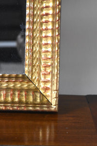 Gold Gilt Ripple Mirror