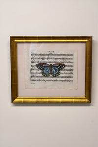 Hand Colored Butterfly No. 3