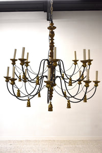 Iron and Giltwood Paul Ferrante Chandelier