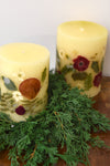 Small Pillar Red Currant and Cranberry Botanical Candle