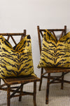 Pair of Le Tigre Scalamandre Square Pillows