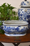 Blue and White Chinoiserie Foot Bath