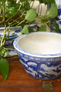 Blue and White Chinoiserie Bowl