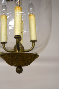 Pair of Vintage Bell Jar Lanterns