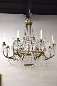 Niermann Weeks Swedish Crystal Chandelier