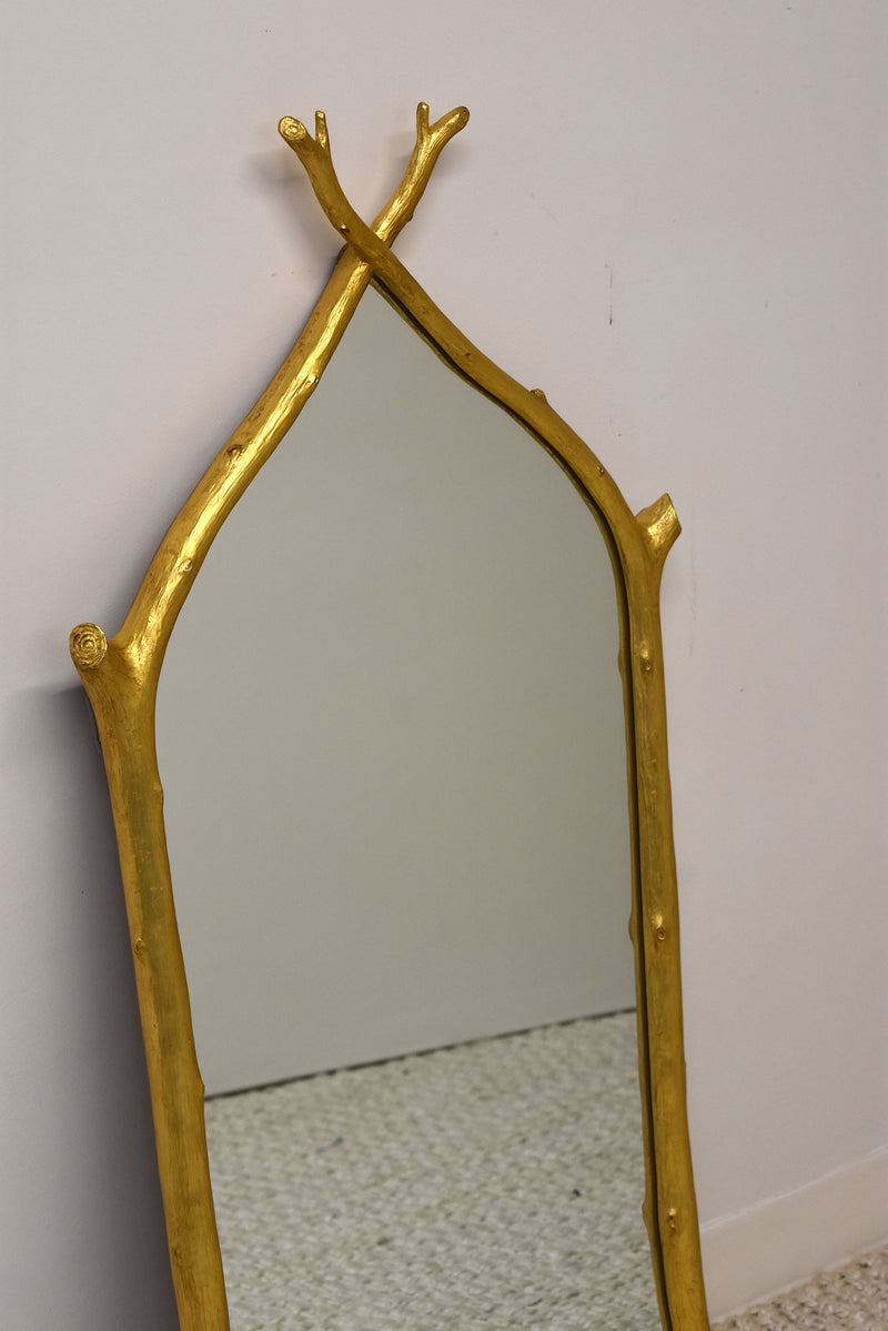 Small Gothic Twig Mirror