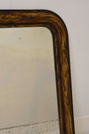 Louis Philippe Painted Faux Wood Grain Mirror