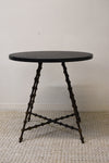 Stone Top Iron Side Table