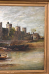 Vintage Conwy Castle Painting from 1922