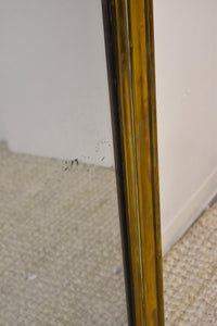 19th Century Brass Bistro Mirror