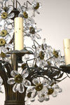 Small French Iron Bouquet Chandelier