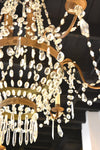 19th Century Empire Crystal Basket Chandelier