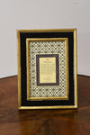 4" x 6" Black Classico Florentine Frame