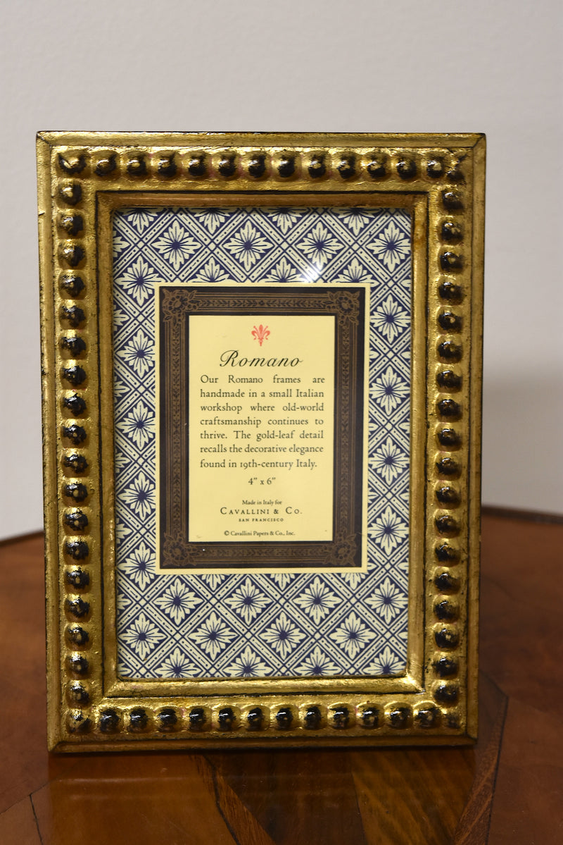 Romano Gold Leaf 4" x 6" Frame