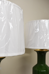 Pair of Dark Green Alia Lamps