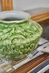 Small Green Leaf Vase