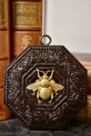 Gold Medallion On Wood (4 Options)