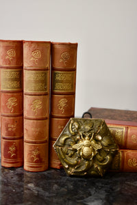 Gold Medallion On Wood (4 Options)