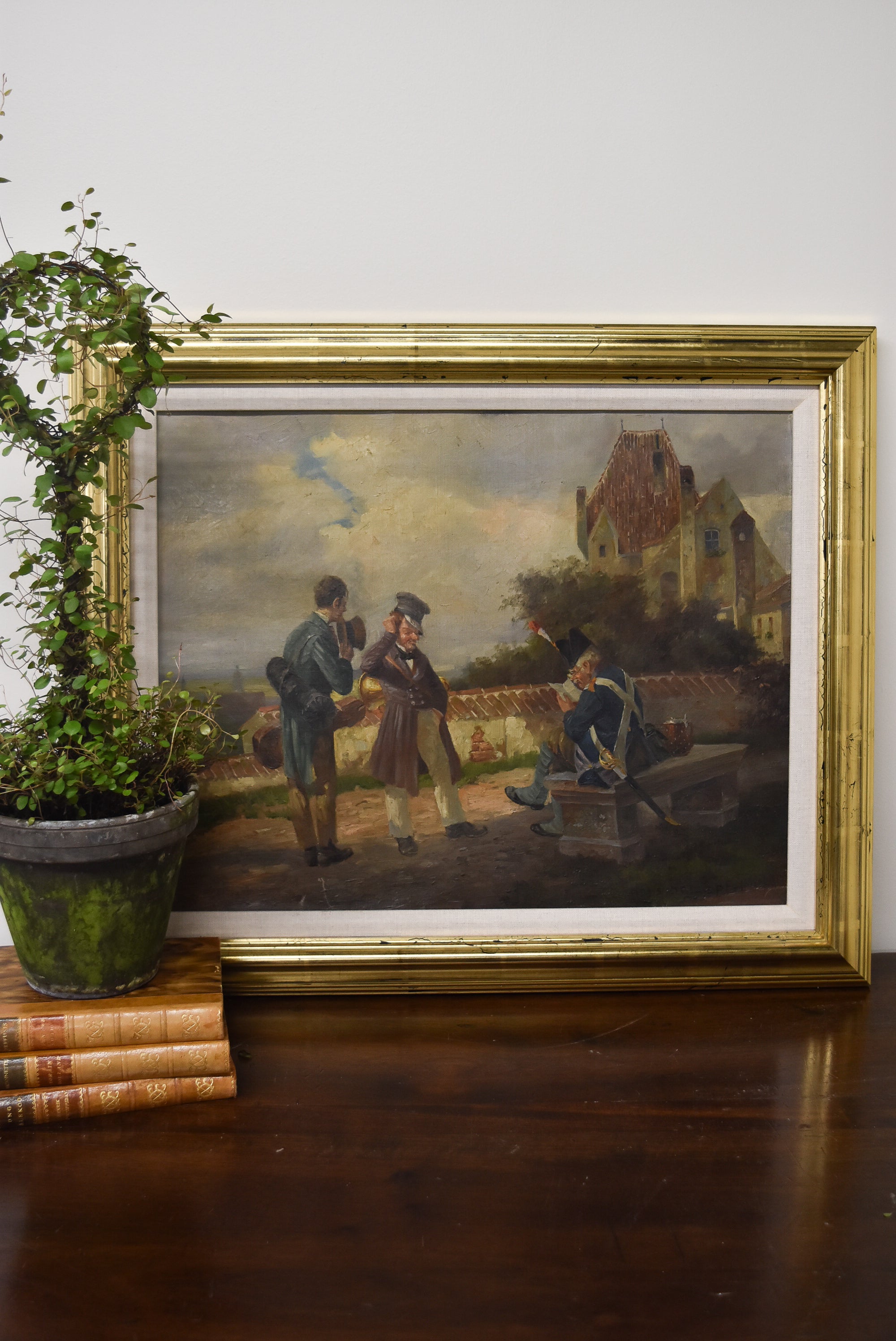 Late 19th Century Continental Oil Painting