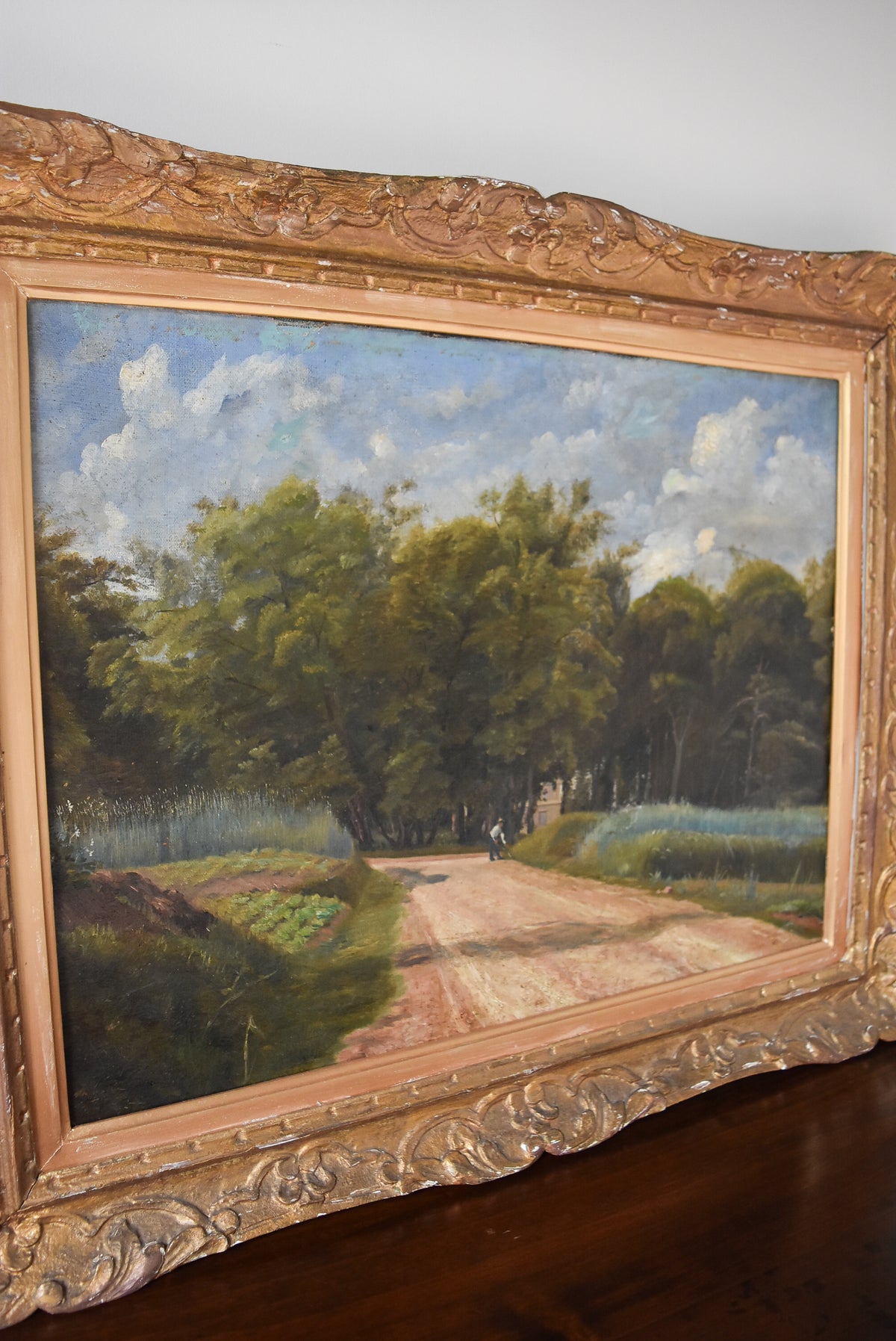 Late 19th Century French Oil Landscape Painting