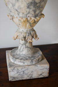 Carved Marble Lamp