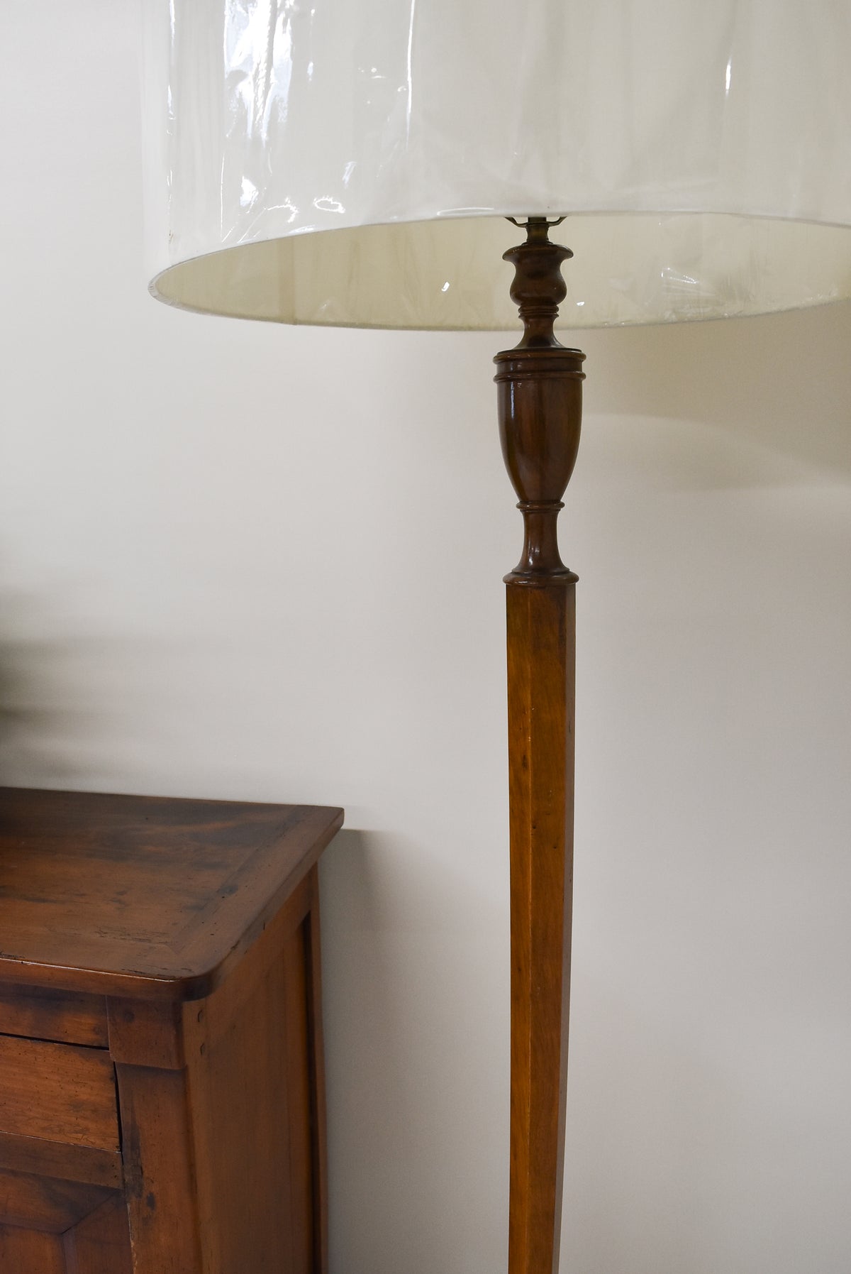 Vintage Wood Floor Lamp