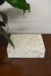 Small Geometric Bone Box