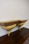Pair of Large Gold Brackets