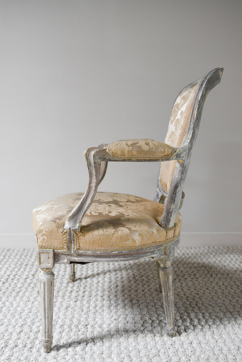 Pair of Louis XVI Painted Chairs