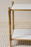 Arbor Brass and Marble Side Table