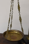 Mid Century Italian Brass and Marble Apothecary Scale