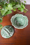 Green Cabbage Ware Lidded Tureen