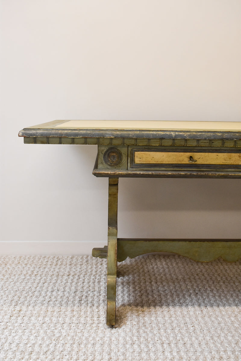 Painted Italian Trestle Desk