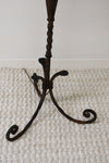 Iron Floor Lamp with Twist Details