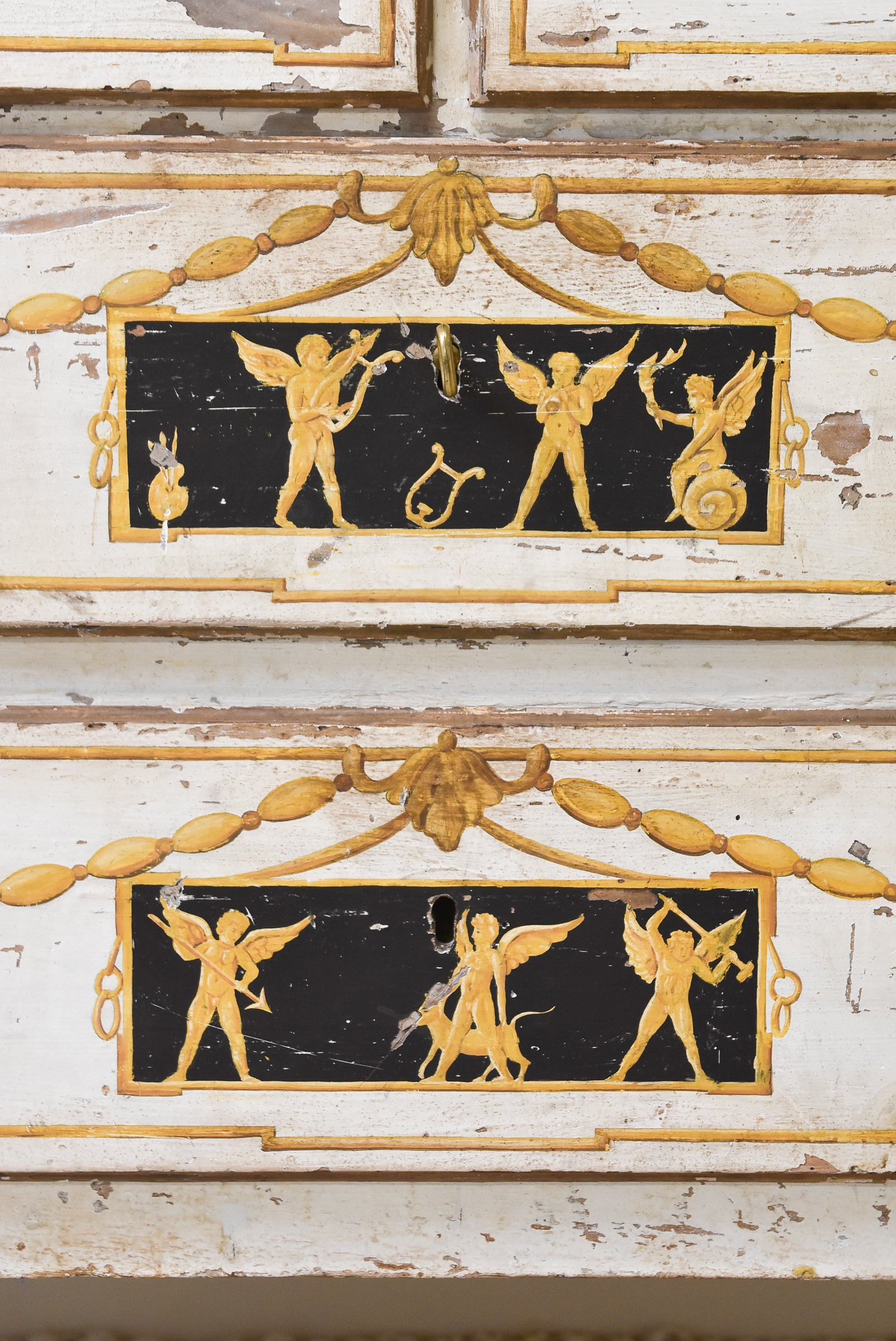 19th Century Italian Painted Commode