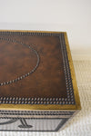 Vintage Leather & Brass Trunk