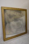 19th Century French Gold Reeded Mirror