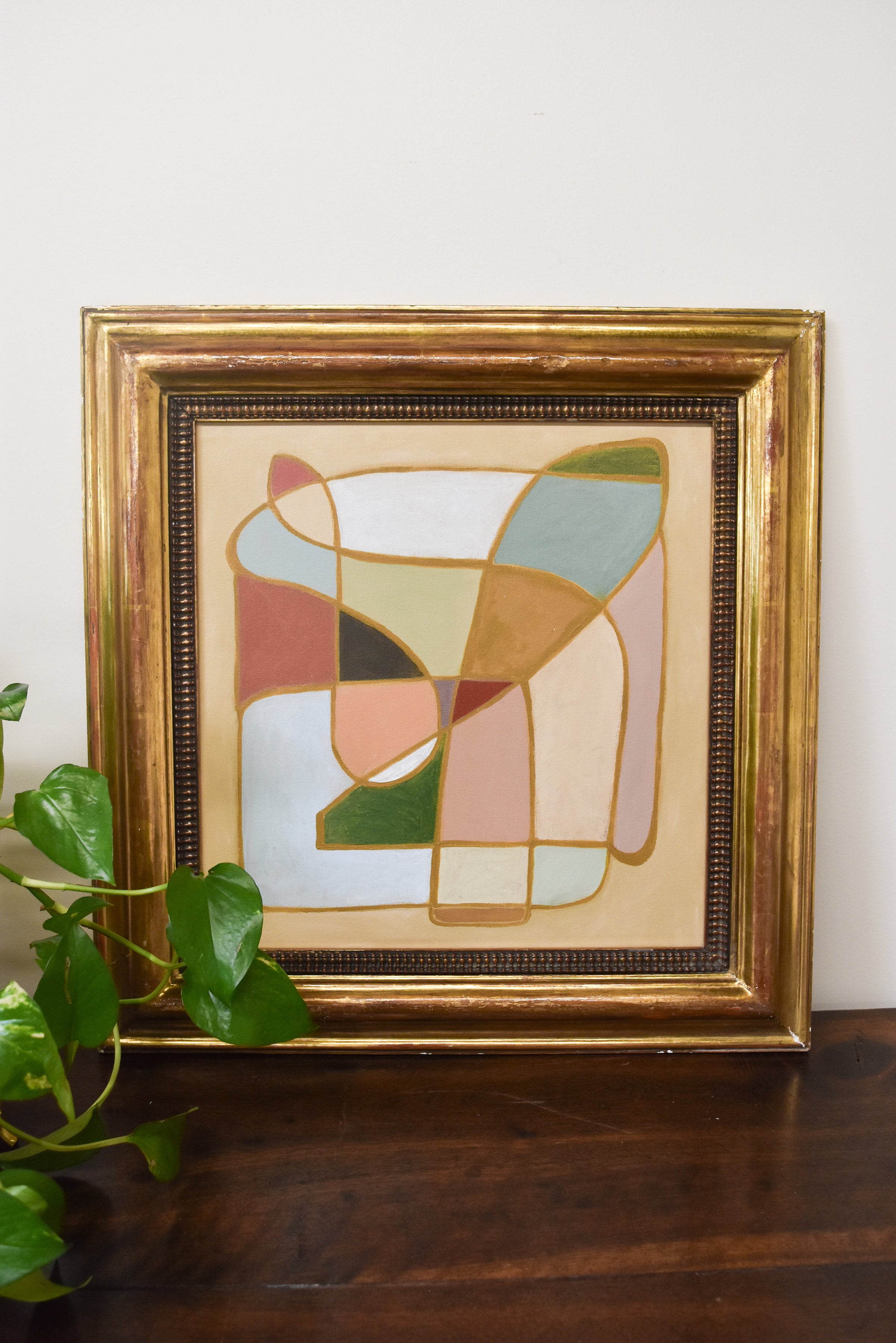 "Color Study No. 1" by Carey Haynes in Antique Frame