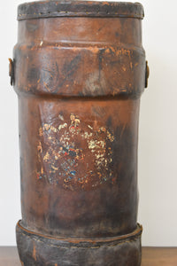 English Artillery Leather Bucket