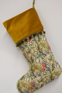 William Morris Stocking in Mustard